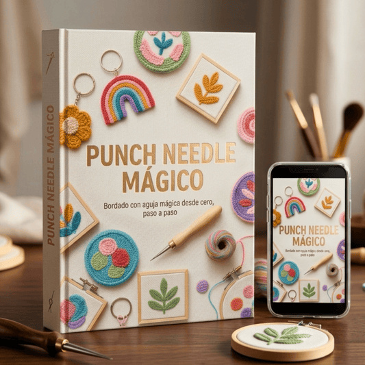 Punch Needle: Aprende bordado con Aguja Mágica desde cero